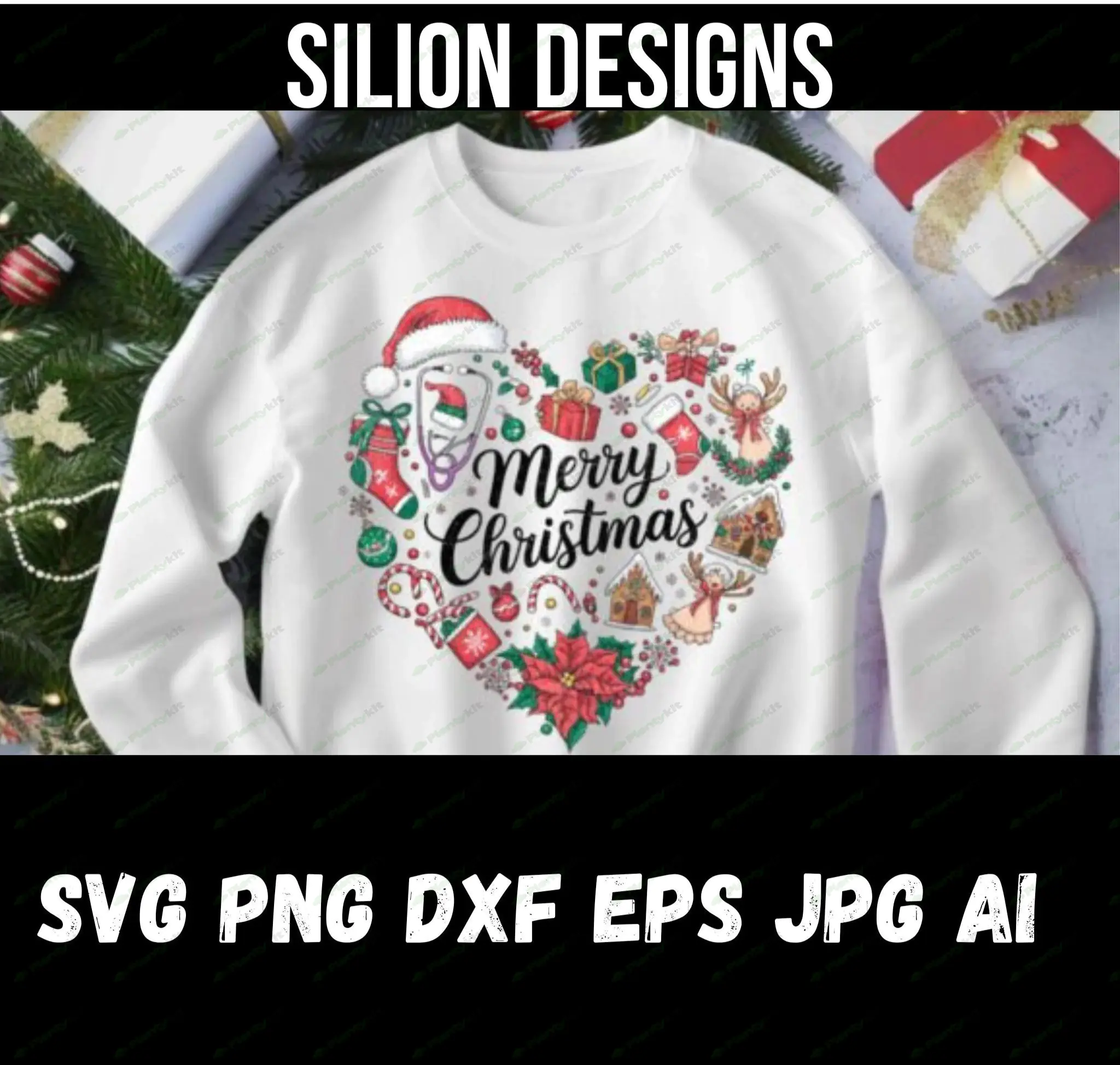Nurse Christmas Svg Png Bundle Nurses Sleigh Santa's Favorite