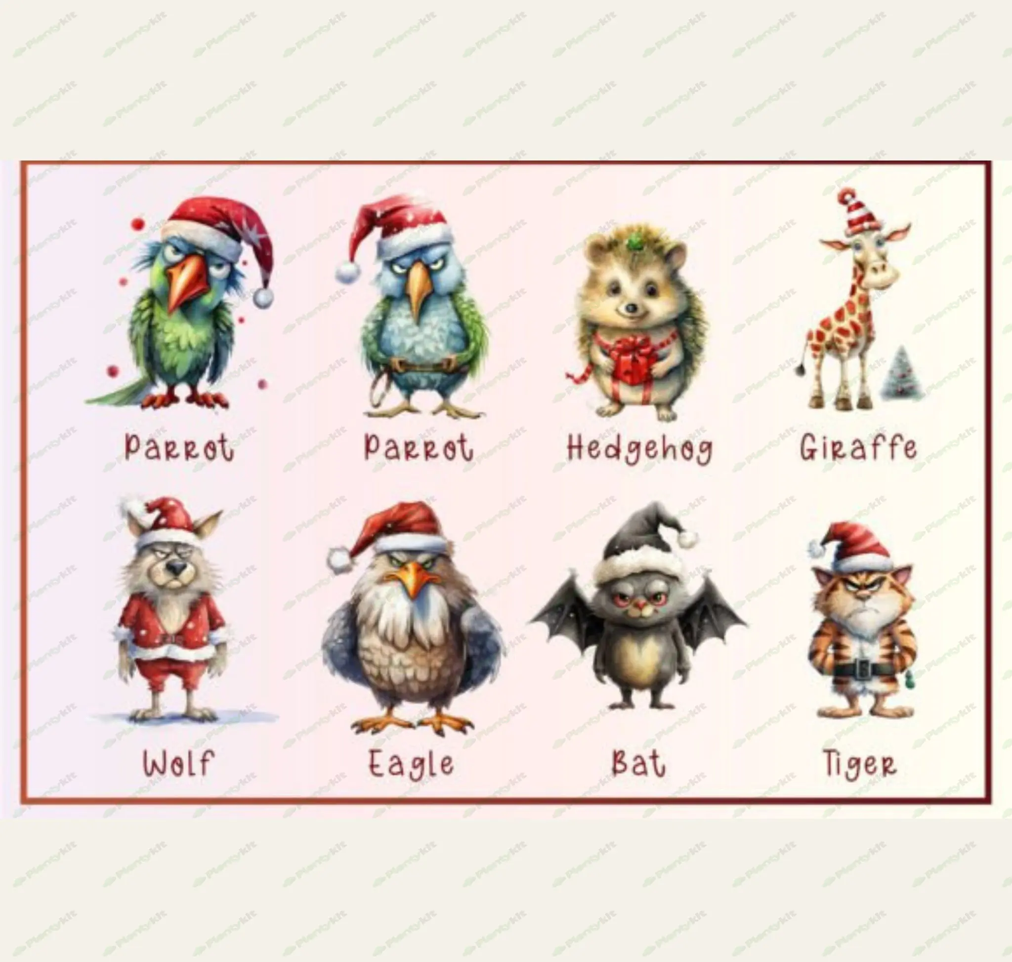 Christmas Funny Clipart | Playful Holiday Graphics for Festive Fun