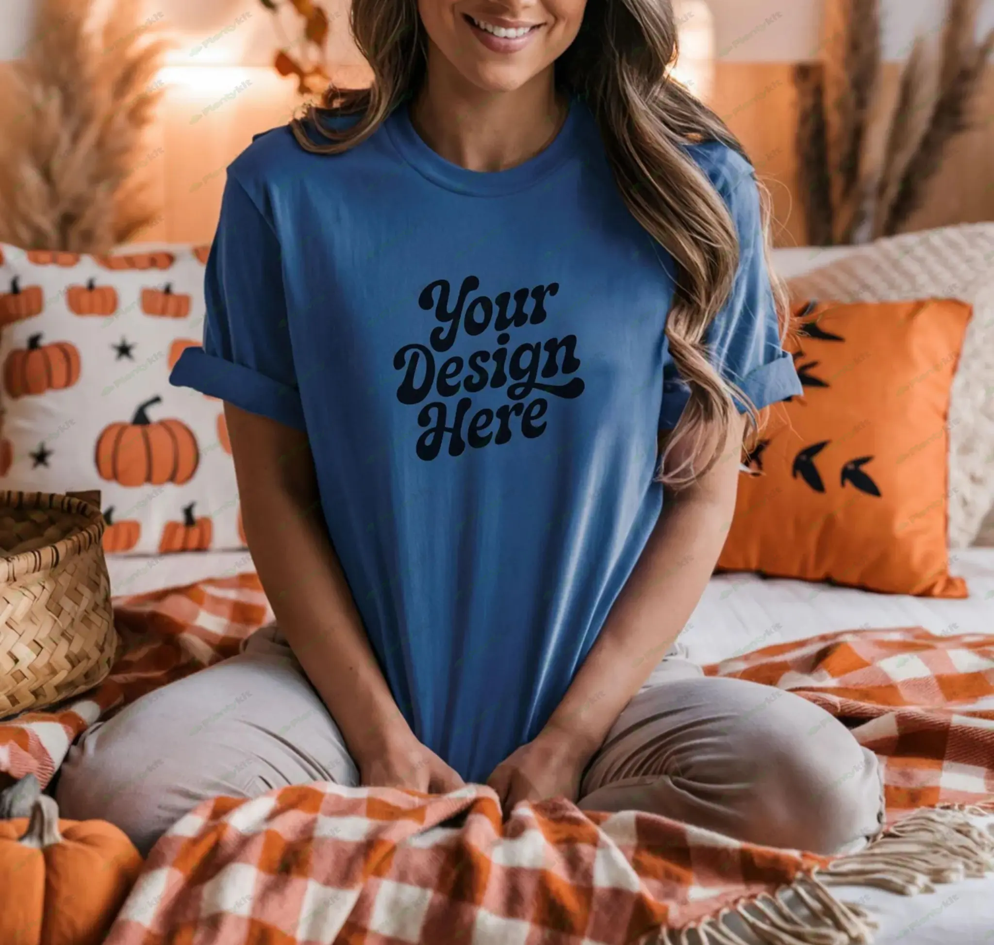 70x Bella Canvas 3001 T-shirt Mockups Bundle Fall Collection Model Neutral Casual Simple Bella Canva