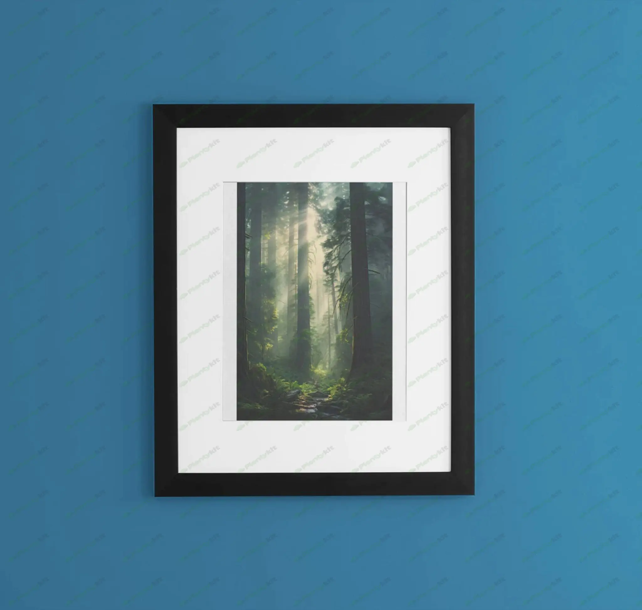 Enigmatic Forest, Digital Print, Wall Art, AI Art, Wall Decor, Home Decor, Nature Art, Forestry Art