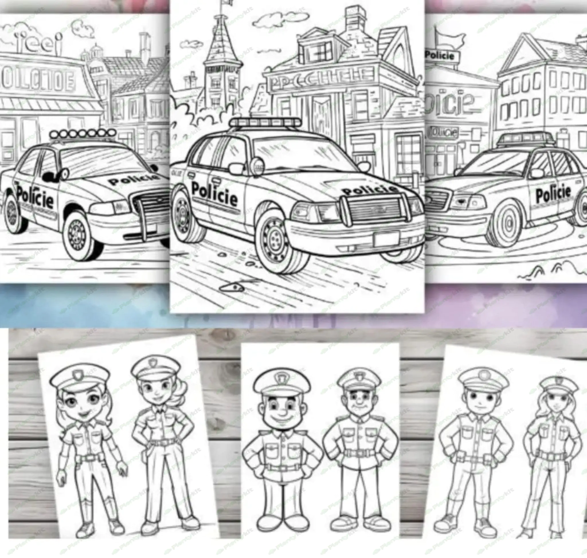 KDP Interior 50 Car Coloring Pages | 8.5" x 11" Printable PDF | Kids, Teens & Adult Coloring Book |