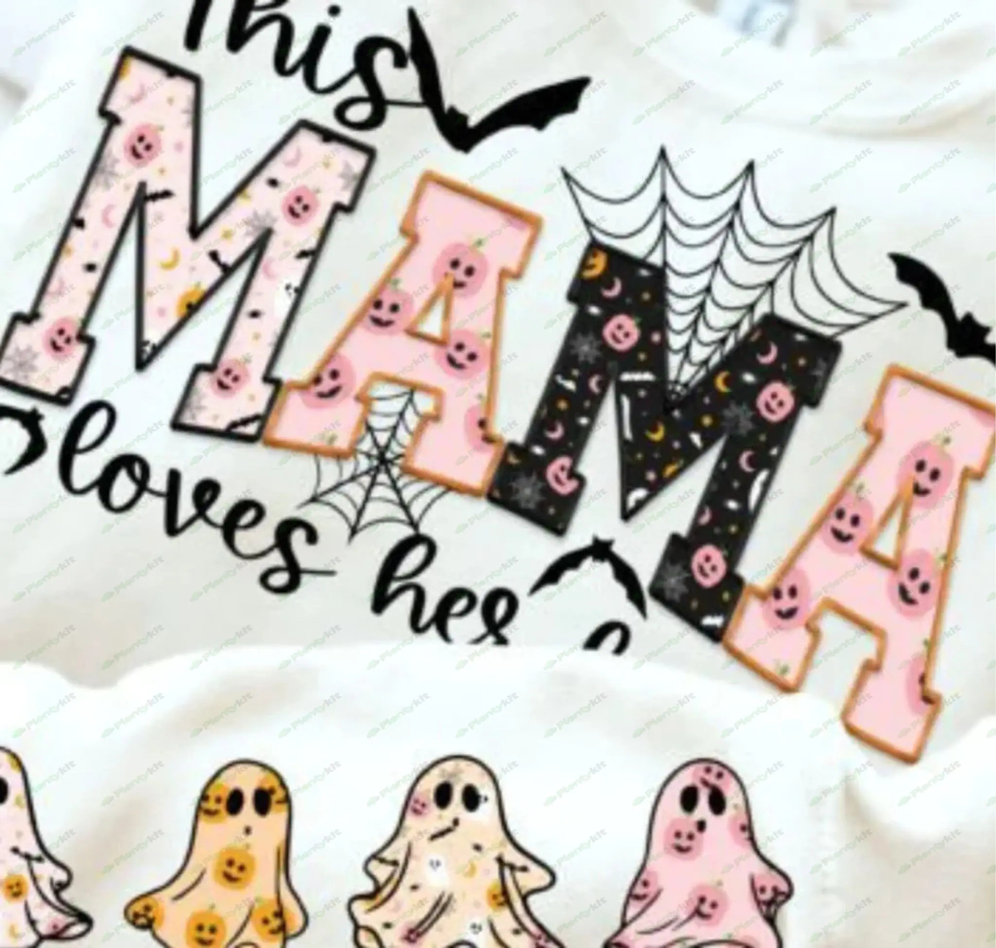 This Mama Loves Her Boos PNG, Halloween PNG, Spooky Mama Png, Mama Sublimation Design, HalloweenGHST