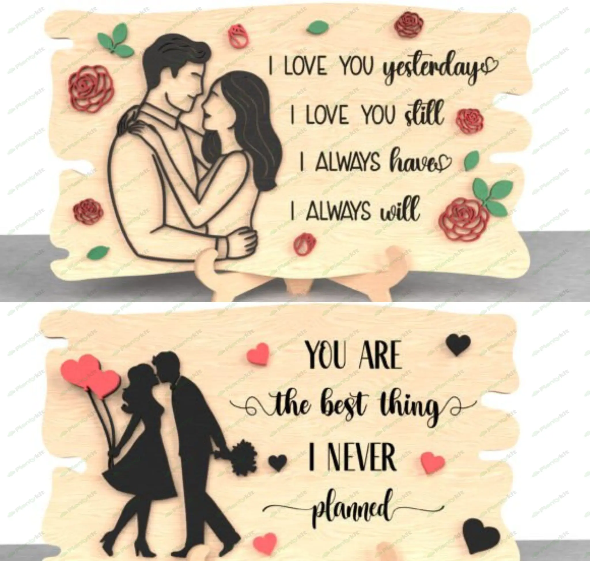 Valentine's Day Love Plaque Bundle